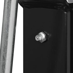 2x Anhänger Stützen Set 3500kg verstellbar mit Kurbel – Anhängerstütze Stahl verzinkt – höhenverstellbare Ausdrehstütze 63,5-112 cm