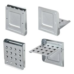 Fußrasten 2er Set Trittstufen bis 150kg – Klappleiter Trittstufe Aufklappsperre Rutschhemend 175x150mm Trittbretter Wohnmobil