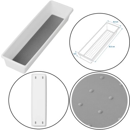 AS Besteckkasten 33 x 9 x 5 cm Besteckeinsätze Wohnwagen Wohnmobil Camping Caravan AS