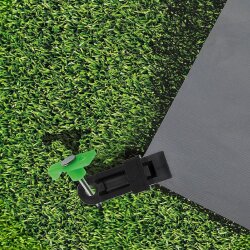 12 x Zeltteppich Befestigung Vorzelt Clips für Bodenplanen Pavillion etc