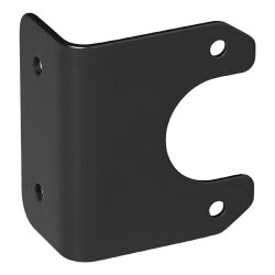 2x Steckdosenhalterung für Anhängerkupplung – gewinkelt, beschichtet, geeignet für 7- & 13-polige Steckdosen – Anhängerzubehör Set