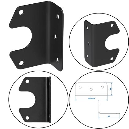 Steckdosenhalterung 7 und 13 polig Halter Anhänger Steckdose Halterung 9,4 x 6,3