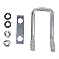 4x Zurrbügel für Anhänger M12 U-Bügel 60 x 110 mm - Zurrösen Zugkraft 800daN