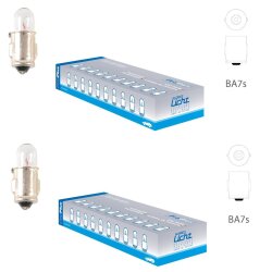 20 x Glühbirne Instrumentenbeleuchtung BA7s...