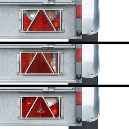 2x Lampenschutzgitter Rückleuchten Rücklicht Rücklichtgitter PKW-Anhänger 23x13