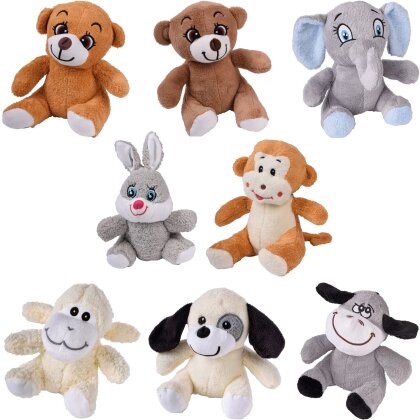 Plüschtier Hund Bär Affe Elefant Schaf Hase Esel Stofftier Kuscheltier 25cm