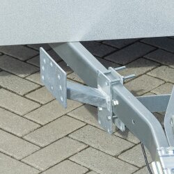 Ersatzradhalter Anhänger mit Montageplatte – Reserveradhalter Stahl verzinkt ohne Zubehör