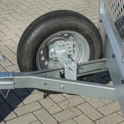 Ersatzradhalter Anhänger mit Montageplatte – Reserveradhalter Stahl verzinkt ohne Zubehör