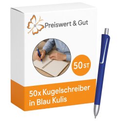 Kugelschreiber Blau – druckbare Schreibstifte 14,2...