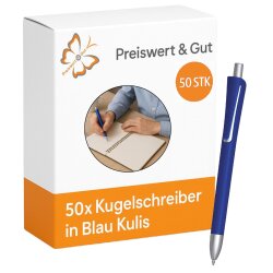 Kugelschreiber Blau – druckbare Schreibstifte 14,2...
