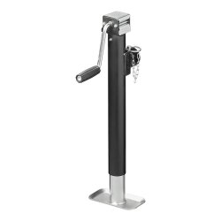 Anhängerstütze mit Kurbel und Halter klappbar Stütze 1000kg 570-950 mm