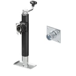 Anhängerstütze mit Kurbel und Halter klappbar...