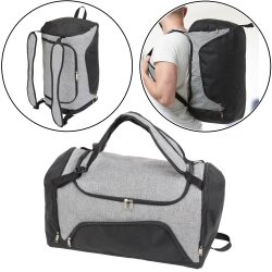 AS Sporttasche 55x30x28 Klein 40L einsetzbar Rucksack Herren Damen Reisetasche AS