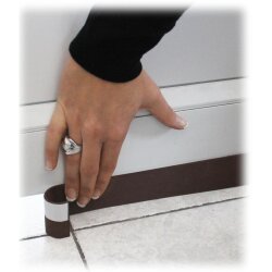 5x Zugluftstopper für Türen 100cm – Selbstklebendes Türabdichtungsband, zuschneidbar – Effektive Türisolierung gegen Kälte