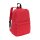 Kleiner Rucksack 30x10x39 verwendbar als Kinderrucksack Damen Herren Rot