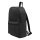 Kleiner Rucksack mit Vortasche, 30x10x39 cm, 190g, gepolsterte Gurte, schwarz