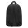 Kleiner Rucksack mit Vortasche, 30x10x39 cm, 190g, gepolsterte Gurte, schwarz