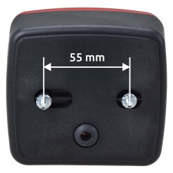 Anhänger Rückleuchte 12V mit 4 Funktionen – Rücklicht Anhänger mit Blinker, Bremslicht, Schlusslicht & Kennzeichenlicht – robuster ABS-Kunststoff