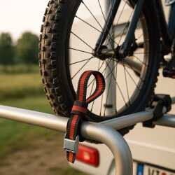 10 x Spanngurte mit Ratsche 2,5m Zugfestigkeit 150 kg für Fahrradträger
