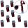 10 x Spanngurte mit Ratsche 2,5m Zugfestigkeit 150 kg für Fahrradträger