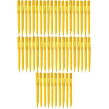 50x Kugelschreiber ø12×146 Kunststoff Gelb Set Kulis blauschreibend Drehmechanik