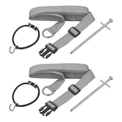 AS Sturm Abspannset 6tlg Vorzelt Markise windigen Bedingungen Wohnmobil Wohnwagen AS