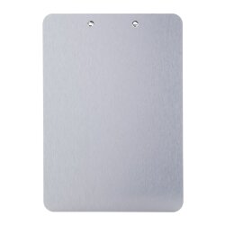 Klemmbrett A4 Alu – Schreibmappe 31 × 23 cm – Portfolio Mappe für Büro & Konferenz – hochwertig und strapazierfähig