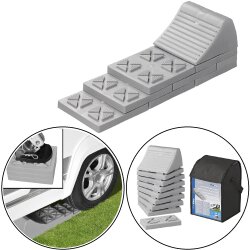 Auffahrkeil für Wohnmobil 5t stapelbar Stufenkeil Ausgleichskeile Camper 9tlg