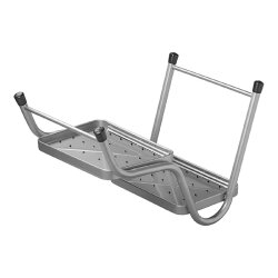 Doppeltrittstufe Wohnwagen aus Stahl 2 Stufen B 38 x H 44 x L 64 cm belastbar bis 150kg