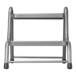 Doppeltrittstufe Wohnwagen aus Stahl 2 Stufen B 38 x H 44 x L 64 cm belastbar bis 150kg