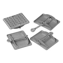 4x Stützplatten Wohnwagen Caravan Anhänger...