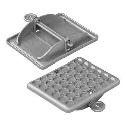 4x Stützplatten Wohnwagen Caravan Anhänger Stützen XL Kunststoff 900kg belastbar