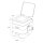 Campingtoilette 20L Camping Campingklo mobile Klo Toilette Trockentoilette H42cm