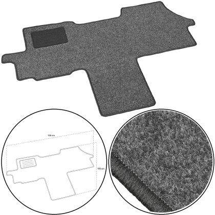 Fahrerhaus Teppich kompatibel mit Fiat Ducato X290 ab 2006-2014