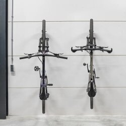 AS Wandhaken für 2 EBikes Fahrräder Pedelec Wandhalterung bis 30kg pro Halterung AS