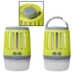 Insektenvernichter Aufladbar Camping Lampe Zelten Wohnmobil Insektenlampe UV LED