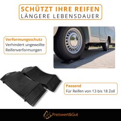 2 STK Reifenschoner bis 1250 kg pro Stück für Wohnmobil Reifenschutz 13–18 Zoll