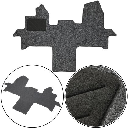 Fahrerhaus Teppich kompatibel mit Ford Transit ab 2014 Schaltgetriebe