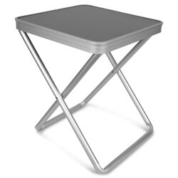 Campinghocker mit Tischplatte 40x40 cm Klapphocker Sitzhöhe 45 cm