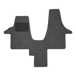 Fahrerhausteppich kompatibel mit Volkswagen Camper T5 – Universalprodukt aus Nadelfilz und Anti-Rutsch, Farbe Anthrazit