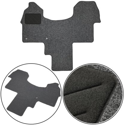 Fahrerhaus Teppich kompatibel mit Mercedes Sprinter W907 2018 Heckantrieb Handbremse