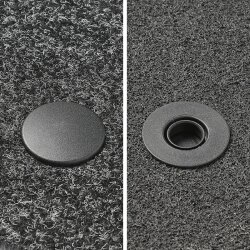 Fahrerhaus Teppich kompatibel mit Mercedes Sprinter Heckantrieb ohne Handbremse W907 2018 2025