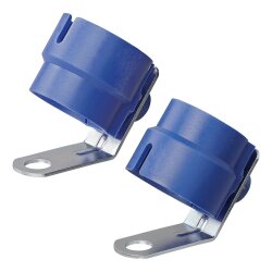 Steckerhalter 7 und 13 polig PKW KFZ Anhänger Anhängerstecker Halterung Blau