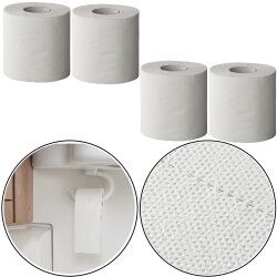 4x 250Blatt Toilettenpapier selbstauflösend für...
