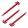 6x Zelt Hering Rasen Kunststoffhering Rot 19cm Zeltnagel Kunststoffnagel