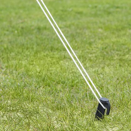 12 Zeltleinenspanner Aluminium - Camping Seilspanner Set Bunt