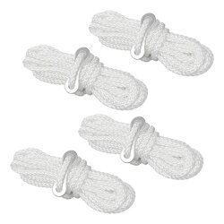 4x Abspannseil 3 mm × 3 m – Zeltleinen / Spannseile – stabile Abspannleinen für Camping, Vorzelt & Outdoor – langlebig, wetterfest & einfach zu befestigen