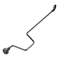 Handkurbel Verlängerung 740 mm / 19 mm – mit Kardangelenk für Ausdrehstütze und Kurbelstütze – robuste Metallkurbel für Wohnwagen und Anhänger – leichtgängige Verlängerung zur Höhenverstellung