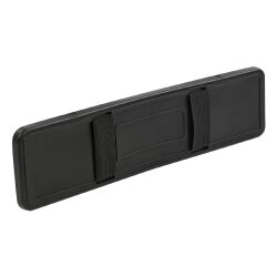 Panorama Rückspiegel Auto – echtes Spiegelglas 255x65mm – Weitwinkel Rückspiegel ohne Verzerrung – Universaler Innenrückspiegel mit Spannbändern – Panoramischer Autospiegel für bessere Sicht