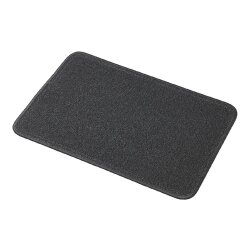 Schmutzfangmatte 40x60 cm Nadelfilz anthrazit mit Granulatrücken gekettelt Anti-Rutsch Fußmatte für Wohnmobil Wohnwagen Bodenmatte Camping Eingang